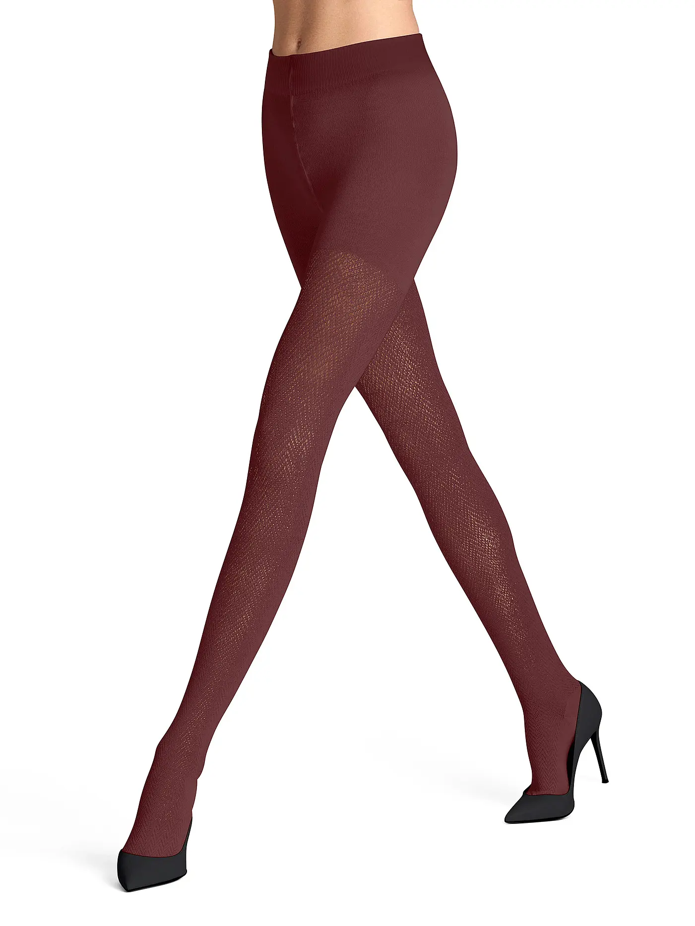 FALKE | Strickstrumpfhose FABLE ESTATE cayenne | 
